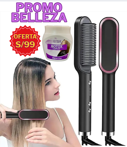 COMBO BELLEZA (CEPILLO PROFESIONAL➕CREMA ALIZADORA)✨